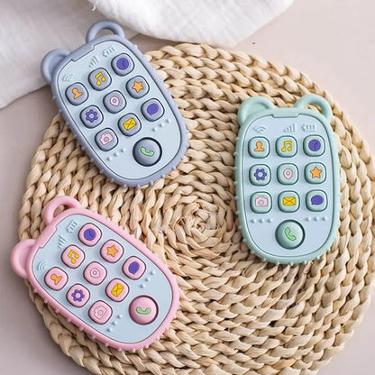 Baby Teether Gloves Kids Cartoon Bear Teething Silicone Dental Care Gums Anti-eating Hand Molar Stick BPA Free Baby Accessorie