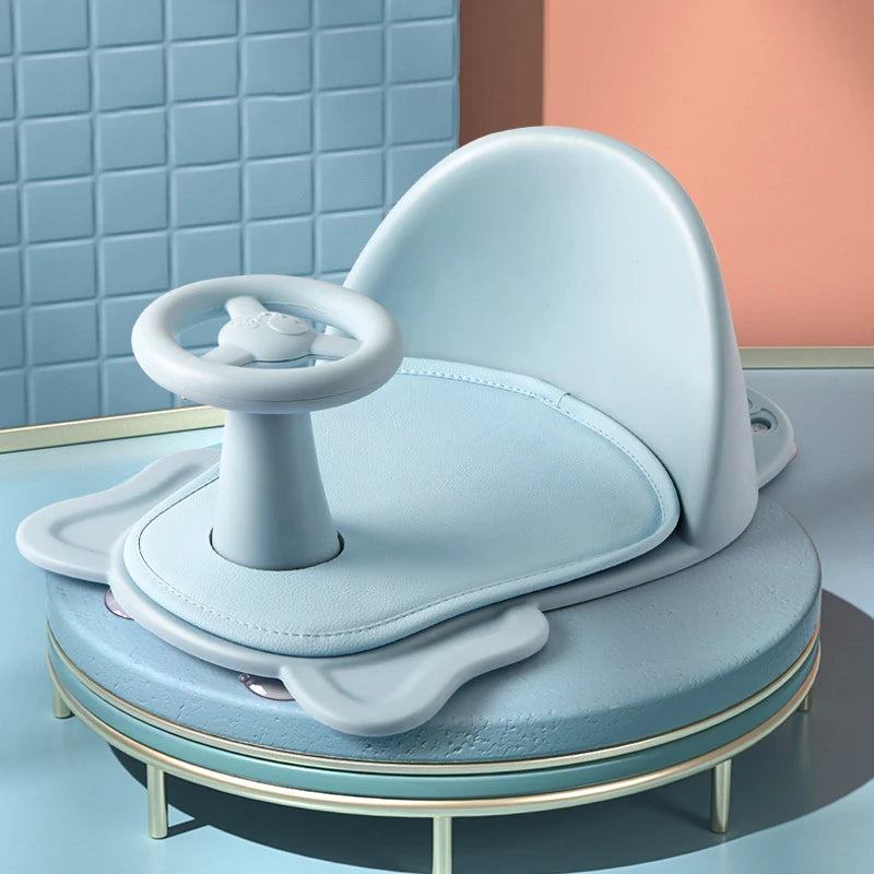 Baby Tub Seat Bathtub Pad Mat Chair Safety Anti Slip Newborn Infant Baby Care Children Bathing Seat Washing Toys Shower Chair