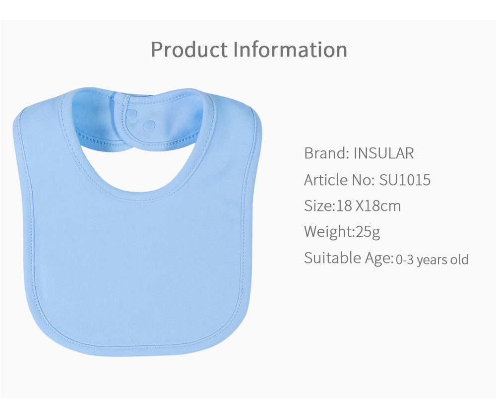 Insular Organic Cotton Baby Scarf Burp Cloth Bandana Bibs Solid Newborn Baby Boy Infant Girl Toddler Winter Scarf Bib